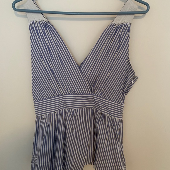 Blue and white striped banana republic blouse - Picture 3 of 3